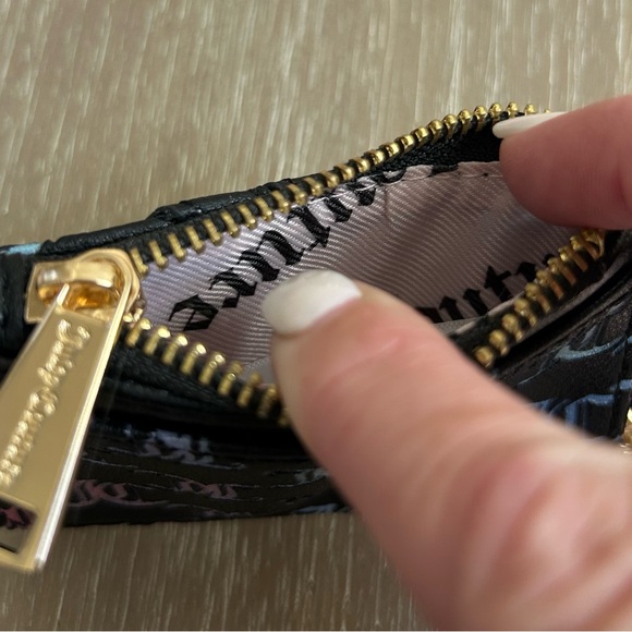 NWT Juicy Couture Princess Charming Black Shoulder Crossbody Bag Wallet VIRAL - Picture 14 of 15